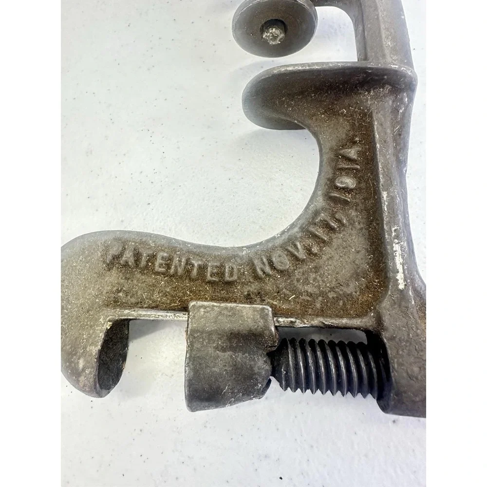 Antique Perfection No.100 Nut Cracker Cast Iron Waco Texas Pat Nov 10 1914 Clamp
